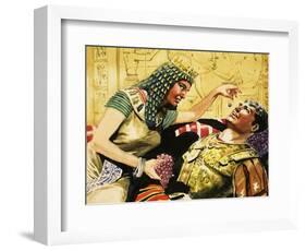 Cleopatra and Caesar-Don Lawrence-Framed Giclee Print