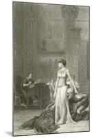 Cleopatra and Caesar-Jean Leon Gerome-Mounted Giclee Print