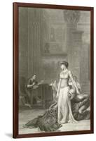 Cleopatra and Caesar-Jean Leon Gerome-Framed Giclee Print