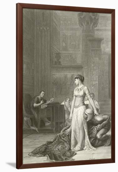 Cleopatra and Caesar-Jean Leon Gerome-Framed Giclee Print