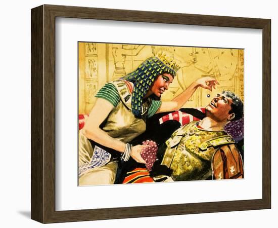 Cleopatra and Mark Antony-Don Lawrence-Framed Giclee Print