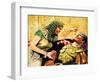 Cleopatra and Mark Antony-Don Lawrence-Framed Giclee Print