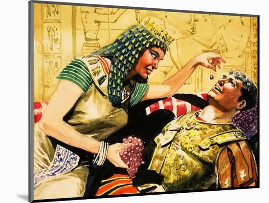 Cleopatra and Mark Antony-Don Lawrence-Mounted Giclee Print