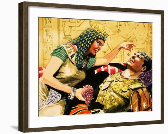 Cleopatra and Mark Antony-Don Lawrence-Framed Giclee Print