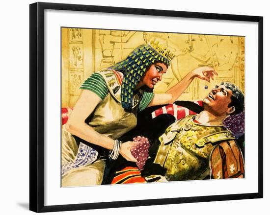 Cleopatra and Mark Antony-Don Lawrence-Framed Giclee Print