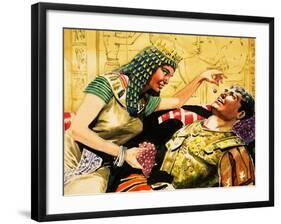 Cleopatra and Mark Antony-Don Lawrence-Framed Giclee Print