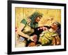 Cleopatra and Mark Antony-Don Lawrence-Framed Giclee Print