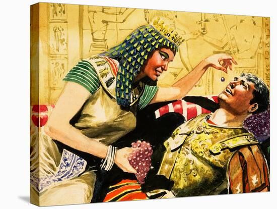 Cleopatra and Mark Antony-Don Lawrence-Stretched Canvas