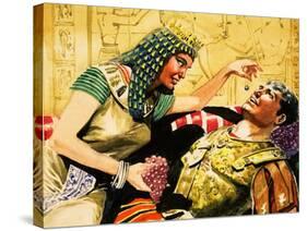 Cleopatra and Mark Antony-Don Lawrence-Stretched Canvas