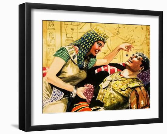 Cleopatra and Mark Antony-Don Lawrence-Framed Giclee Print