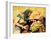 Cleopatra and Mark Antony-Don Lawrence-Framed Giclee Print