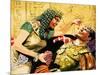 Cleopatra and Mark Antony-Don Lawrence-Mounted Giclee Print