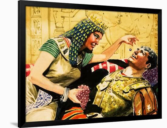 Cleopatra and Mark Antony-Don Lawrence-Framed Giclee Print