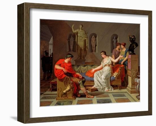 Cleopatra and Octavian, 1787-88-Louis Gauffier-Framed Giclee Print