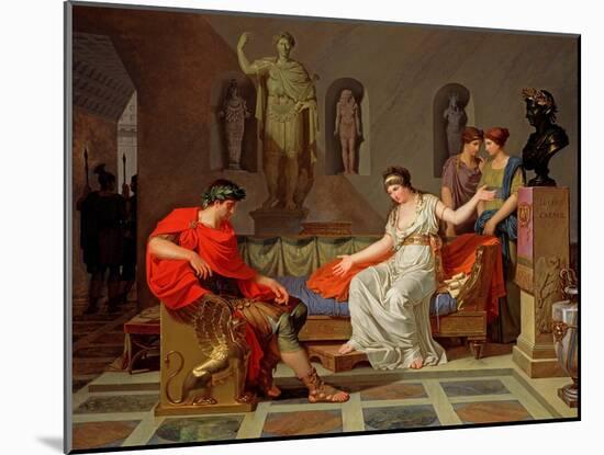 Cleopatra and Octavian, 1787-88-Louis Gauffier-Mounted Giclee Print
