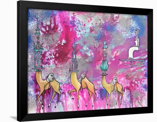 Cleopatra and the Three Wise Men,2012-Rob Woods-Framed Giclee Print
