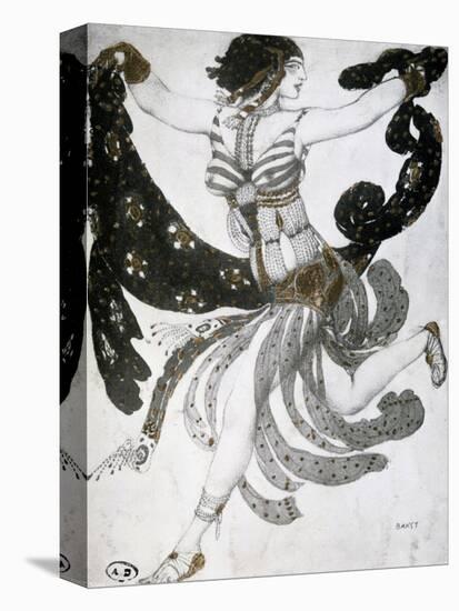 Cleopatra, Ballet Costume Design, 1909-Leon Bakst-Stretched Canvas