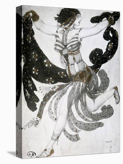 Cleopatra, Ballet Costume Design, 1909-Leon Bakst-Stretched Canvas