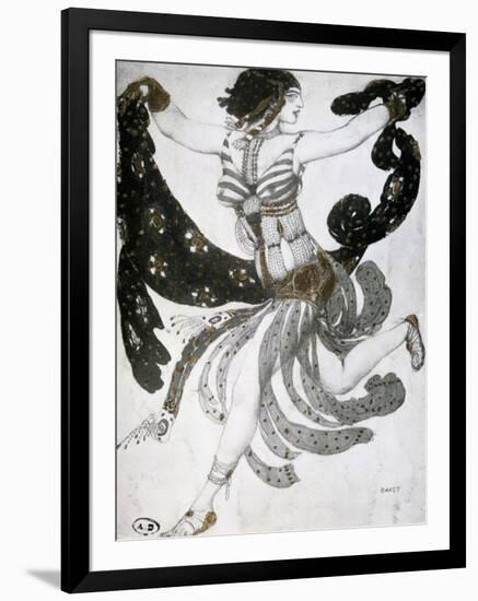 Cleopatra, Ballet Costume Design, 1909-Leon Bakst-Framed Giclee Print