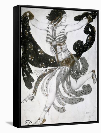 Cleopatra, Ballet Costume Design, 1909-Leon Bakst-Framed Stretched Canvas