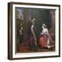 Cleopatra before Octavianus, 1640-Guercino-Framed Giclee Print