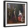 Cleopatra before Octavianus, 1640-Guercino-Framed Giclee Print