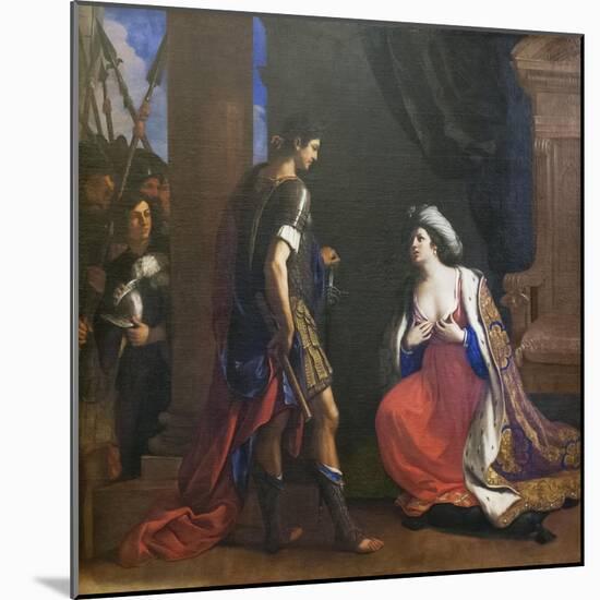 Cleopatra before Octavianus, 1640-Guercino-Mounted Giclee Print