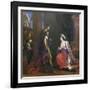 Cleopatra before Octavianus, 1640-Guercino-Framed Giclee Print