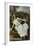 Cleopatra Bitten by the Asp-null-Framed Photographic Print