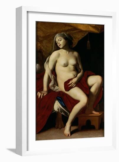 Cleopatra, c.1640-Massimo Stanzione-Framed Giclee Print