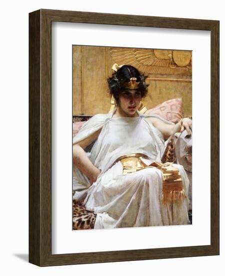 Cleopatra, C.1887-John William Waterhouse-Framed Giclee Print