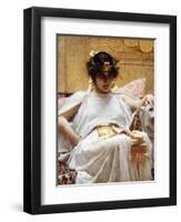 Cleopatra, C.1887-John William Waterhouse-Framed Giclee Print