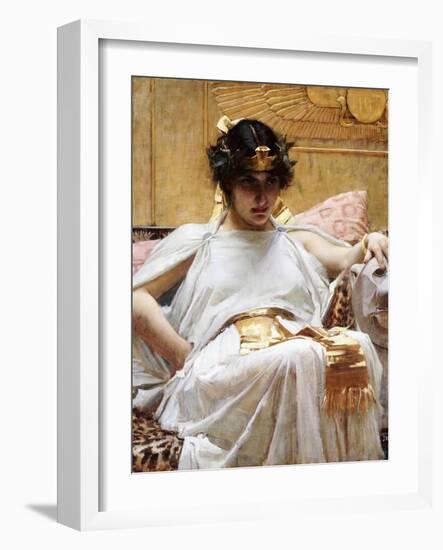 Cleopatra, C.1887-John William Waterhouse-Framed Giclee Print