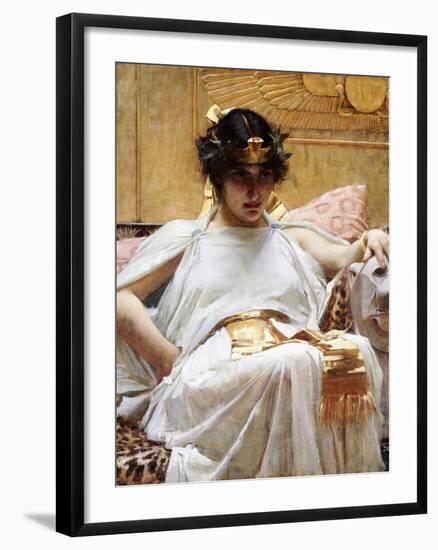 Cleopatra, C.1887-John William Waterhouse-Framed Giclee Print