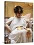 Cleopatra, C.1887-John William Waterhouse-Stretched Canvas