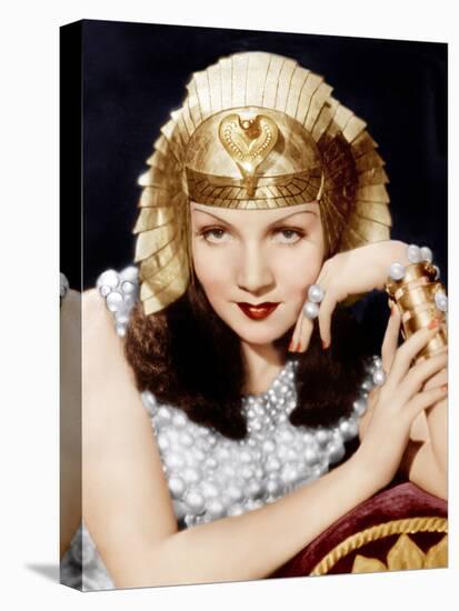 Cleopatra, Claudette Colbert, 1934-null-Stretched Canvas