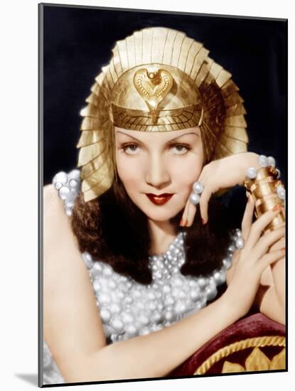 Cleopatra, Claudette Colbert, 1934-null-Mounted Photo