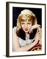 Cleopatra, Claudette Colbert, 1934-null-Framed Photo