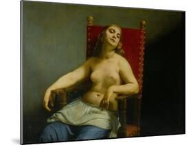 Cleopatra Dying-Guido Cagnacci-Mounted Giclee Print