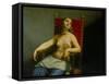 Cleopatra Dying-Guido Cagnacci-Framed Stretched Canvas