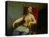 Cleopatra Dying-Guido Cagnacci-Stretched Canvas