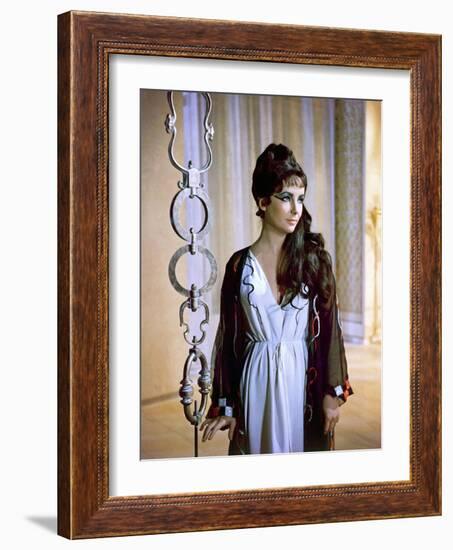 Cleopatra, Elizabeth Taylor, 1963-null-Framed Photo