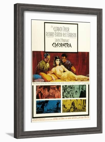 Cleopatra, Elizabeth Taylor, 1963-null-Framed Art Print