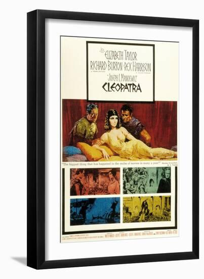 Cleopatra, Elizabeth Taylor, 1963-null-Framed Art Print