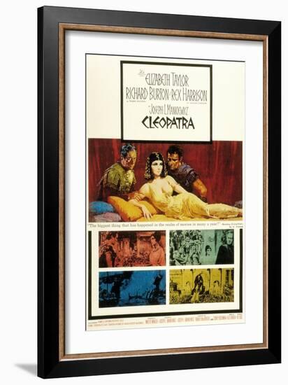 Cleopatra, Elizabeth Taylor, 1963-null-Framed Art Print