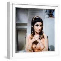 Cleopatra, Elizabeth Taylor, Directed by Joseph L. Mankiewicz, 1963-null-Framed Photo