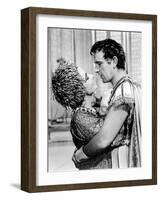 Cleopatra, Elizabeth Taylor, Richard Burton, 1963-null-Framed Photo