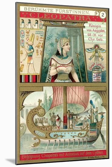 Cleopatra, Famous Princess-null-Mounted Art Print