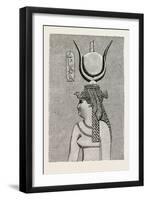 Cleopatra, from an Egyptian Representation. Egypt, 1879-null-Framed Giclee Print
