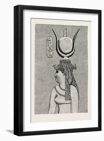 Cleopatra, from an Egyptian Representation. Egypt, 1879-null-Framed Giclee Print